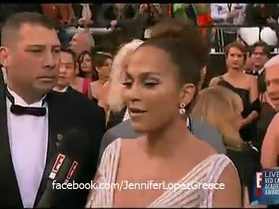 Jennifer Lopez OSCARS Interview on E! 2012