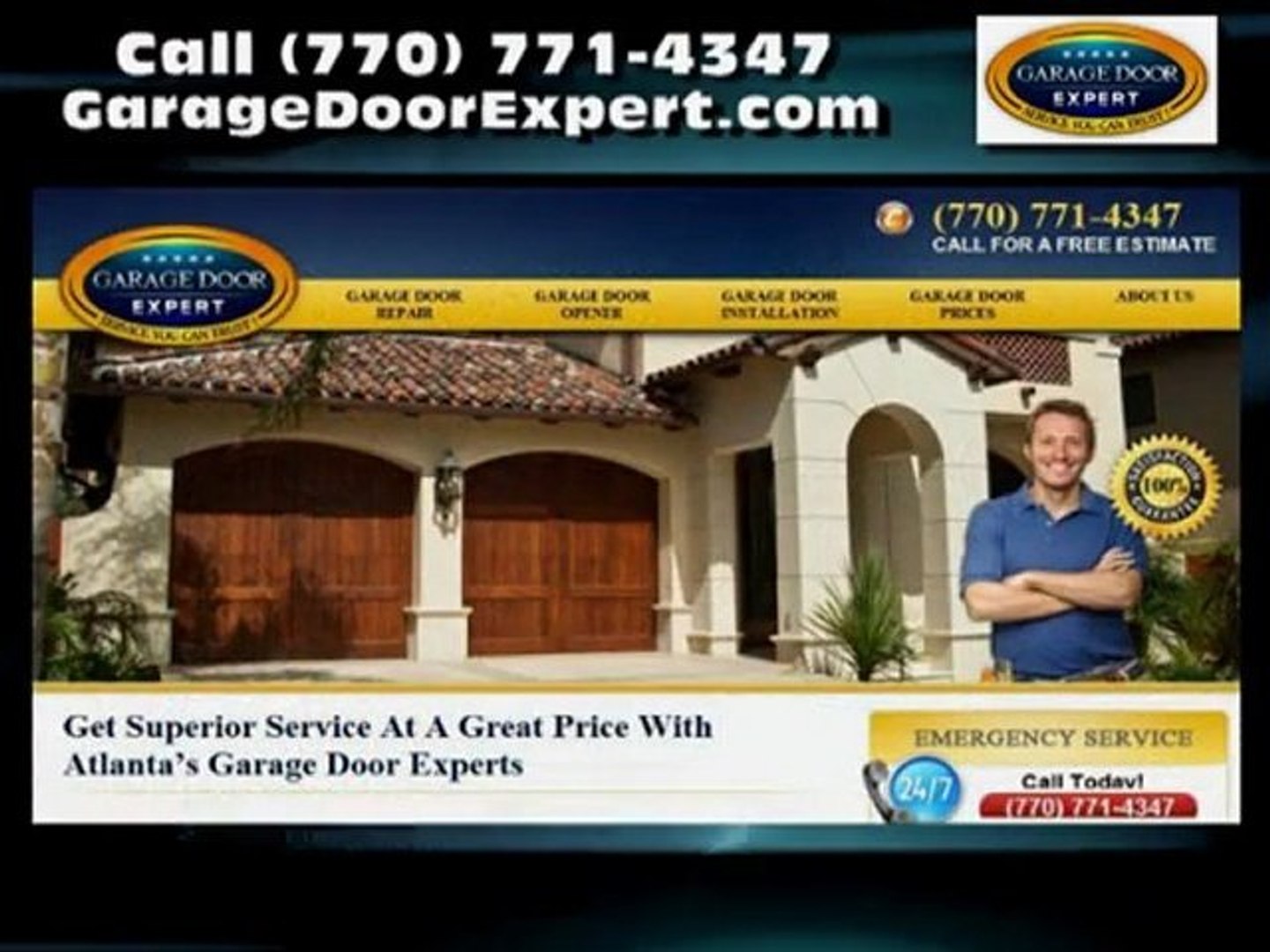 ⁣Garage Door Repairs in Atlanta GA Garage Door Expert