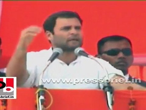 Rahul Gandhi in Jewar: How can Mulayam Ji give electricity without sufficient power houses?