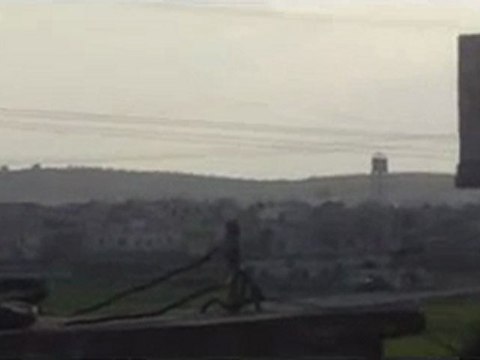 فري برس حماة حلفايا انتشار الدبابات في مدينة حلفايا 26 2 2012