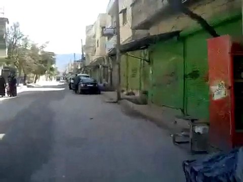 فري برس اضراب دركوش جسر الشغور ادلب 26 2 2012