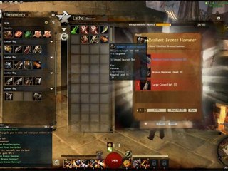 Guild Wars 2 - Crafting - Weaponsmith & Armorsmith to 25