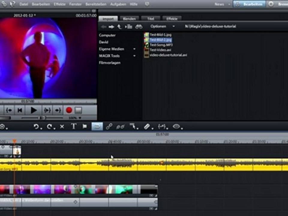 Videobearbeitungsprogramm - Magix [Alle Grundlagen Teil 1]