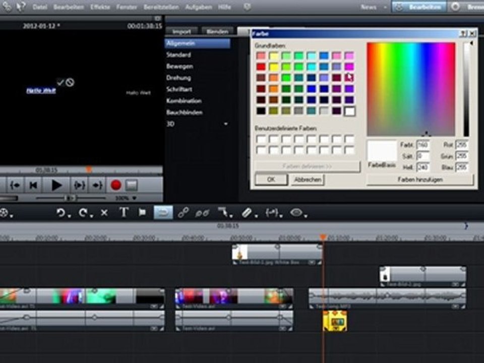Video-bearbeitungs-Programm - Magix (Alle Grundlagen Teil 2)