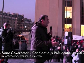 Jean Marc Governatori : manifestation contre la corrida à Paris