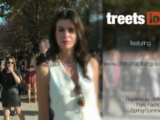 Street style video de Christina pitanguy à la fashion week de Paris