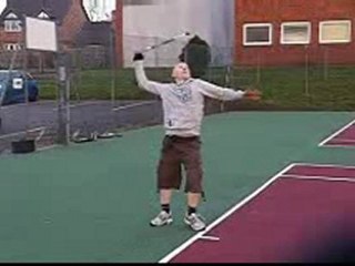 Exciting new tennis star