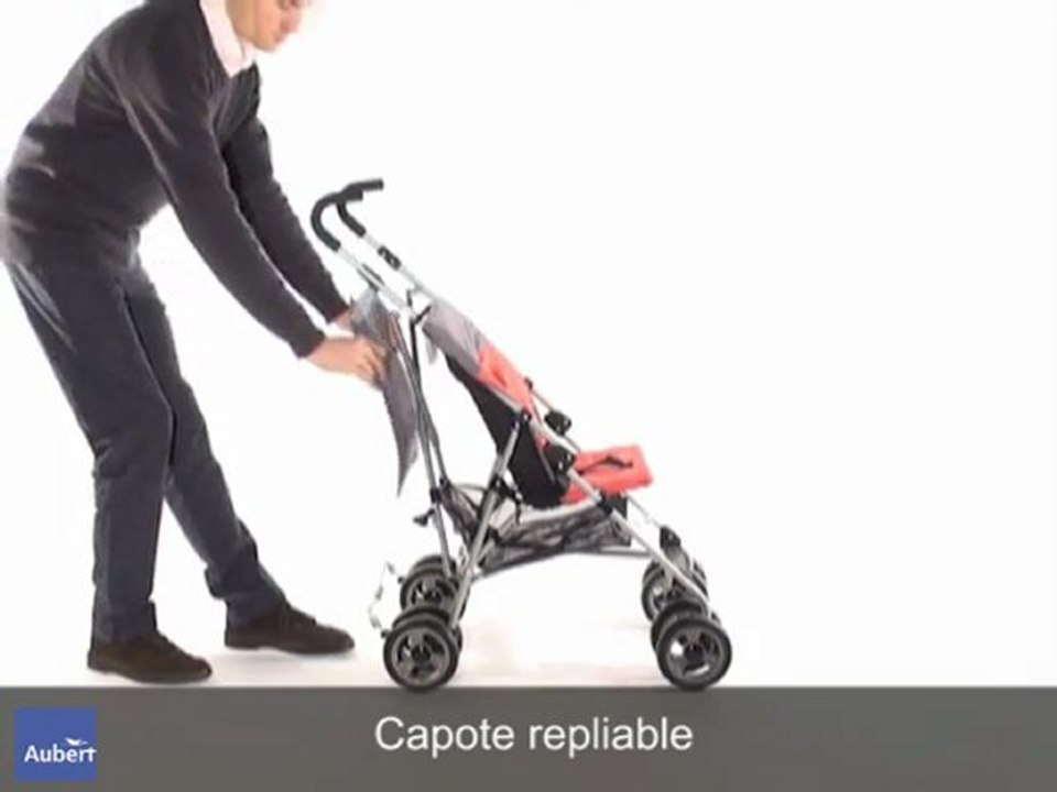 Poussette canne fixe de Formula Baby - Capote et rangement