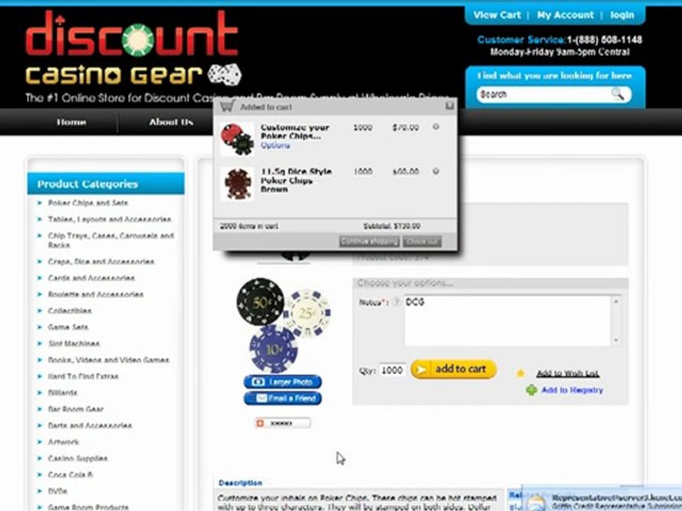 Personalized and Logo-Imprinted Poker Chips