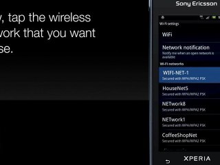 Sony Ericsson Xperia Ray : how to set up Wi-Fi