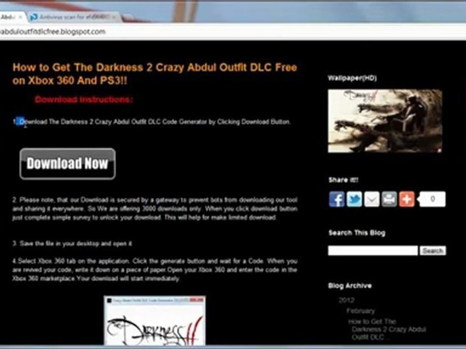 How to Unlock Darkness 2 Crazy Abdul Outfit DLC - Xbox 360 - PS3