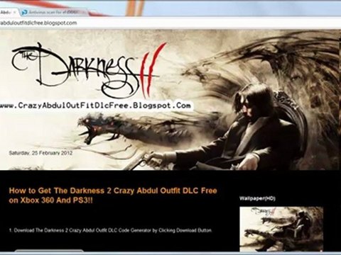 The Darkness 2 Crazy Abdul Outfit DLC Leaked