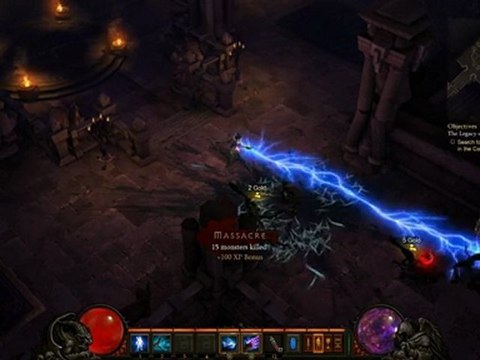 Sorcier - Sorts et Runes lvl 13 sur la Bêta de Diablo 3