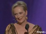 Meryl Streep wins Best Actress in The Iron Lady @ Oscars 2012