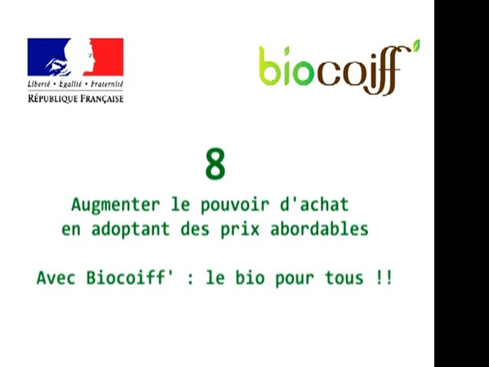 Elections biocoiff 2012