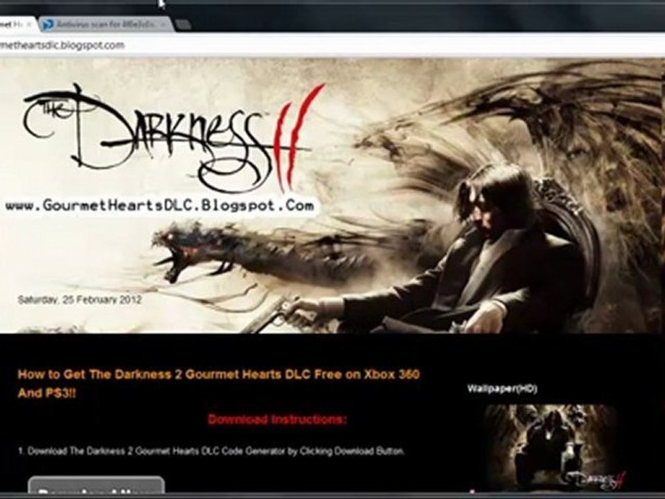 Unlock The Darkness 2 Gourmet Hearts DLC Free!!