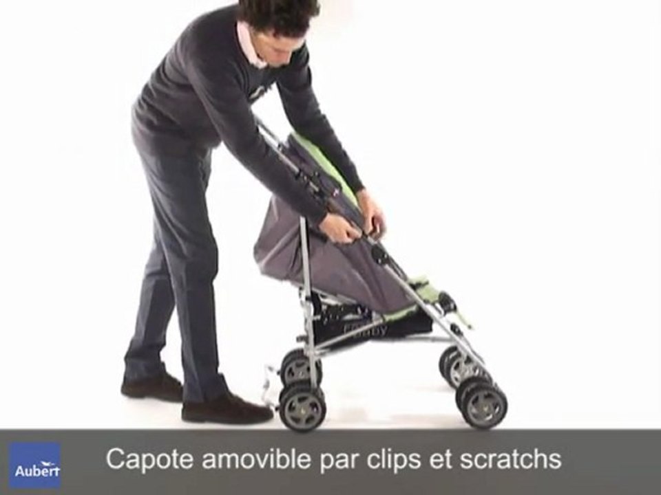 Poussette canne Multiposition de Formula Baby - Capote et rangement