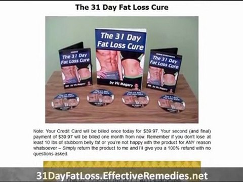 How to Lose Weight Fast at Home Naturally - The 31 Day Fat Loss Cure
