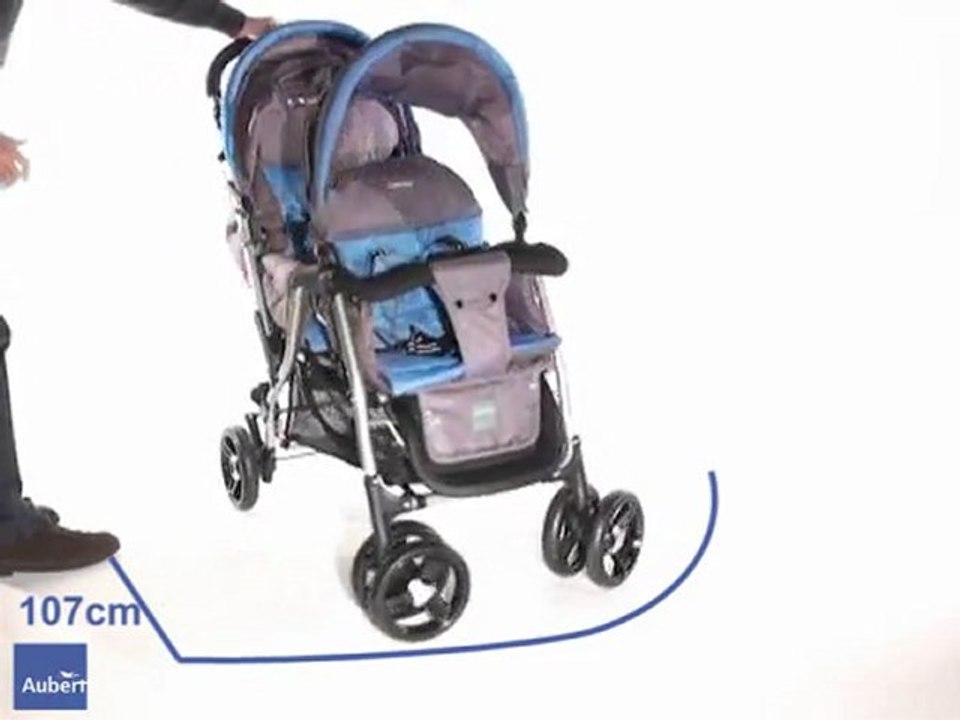 Poussette Tandem de Formula Baby - Maniabilité