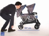 Poussette Tandem de Formula Baby - Dépliage