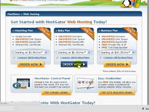 HostGator Coupons Tutorial - Hosting for 1¢ - USETHISCOUPONCODE