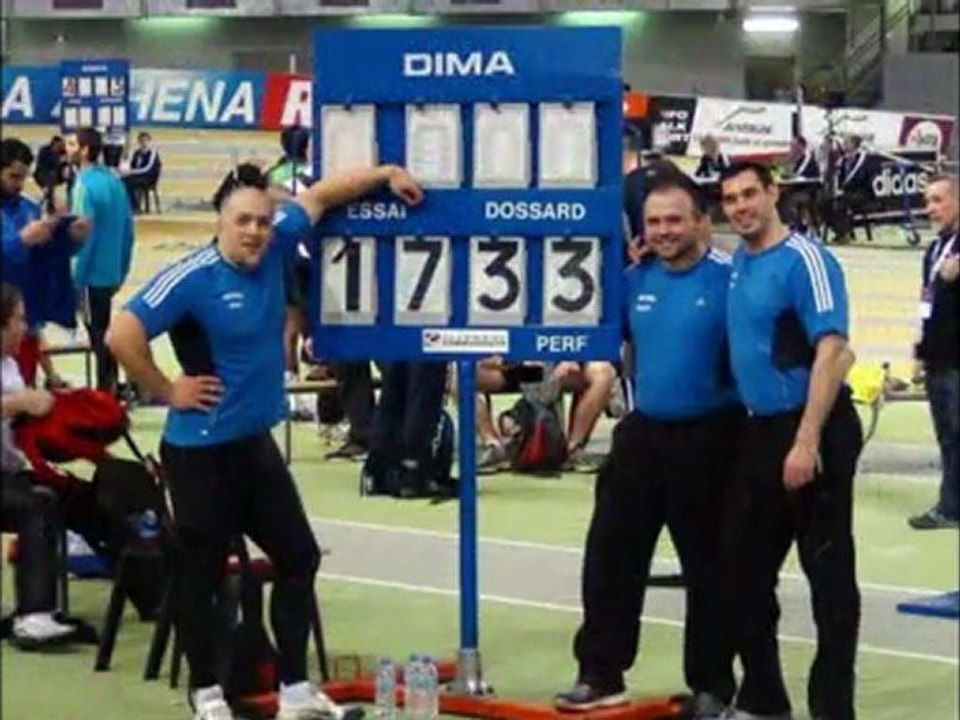 PTG aux Chpt de France Elite indoor 2012 Aubière