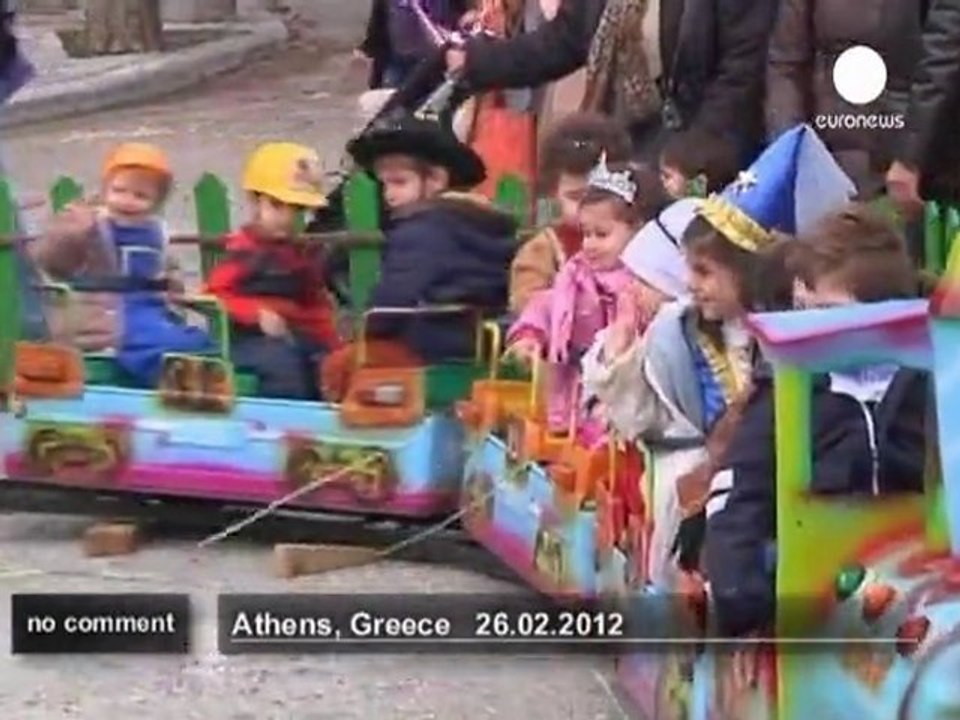 Athènes fête le carnaval - no comment
