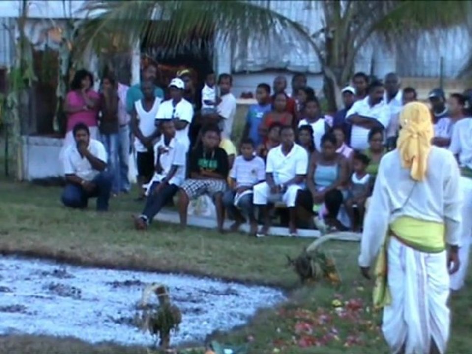 Marche sur le feu pierrefonds Saint-Pierre le 26 février 2012