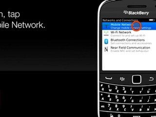 BlackBerry Bold 9900 : enable or disable roaming