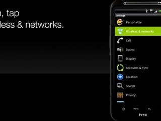 HTC Desire HD : enable or disable roaming