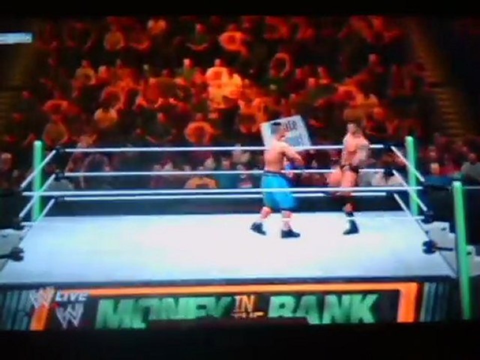 WWE 12 ps3 online  Money in the bank - game  part 2