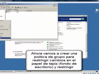 Tutorial de politicas de grupo con Wserver 2003