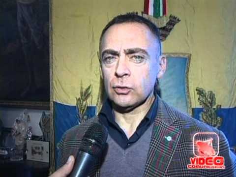 Castellammare (NA) - Striscione di solidarietà per i marò (25.02.12)