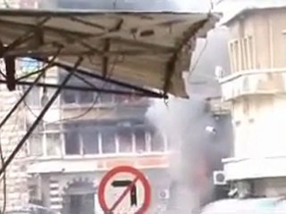 فري برس حمص السوق احتراق بناء الجندي بشكل كامل 26 2 2012