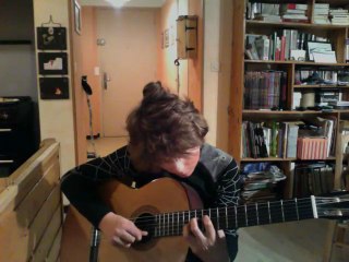 moonflower (flor d'luna) de santana guitare sèche