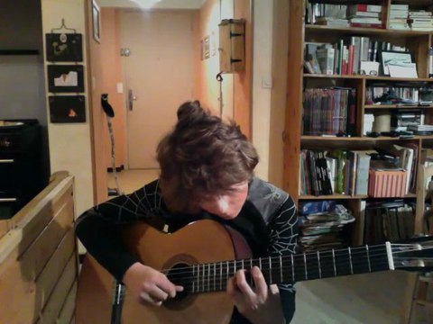 moonflower (flor d'luna) de santana guitare sèche