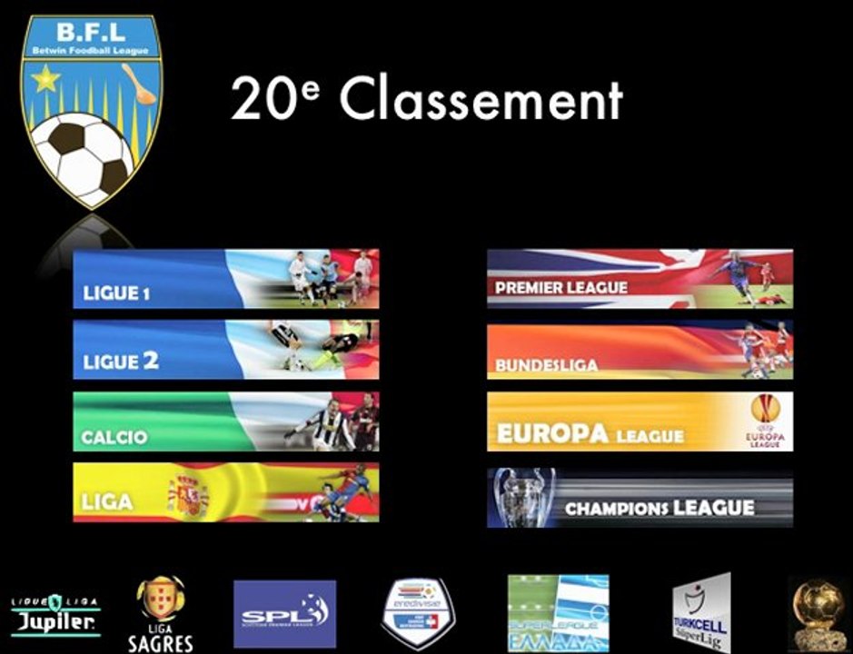 B.F.L. Classement n°20-2012
