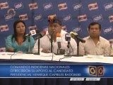 32 organizaciones indígenas se suman a candidatura presidencial de Capriles