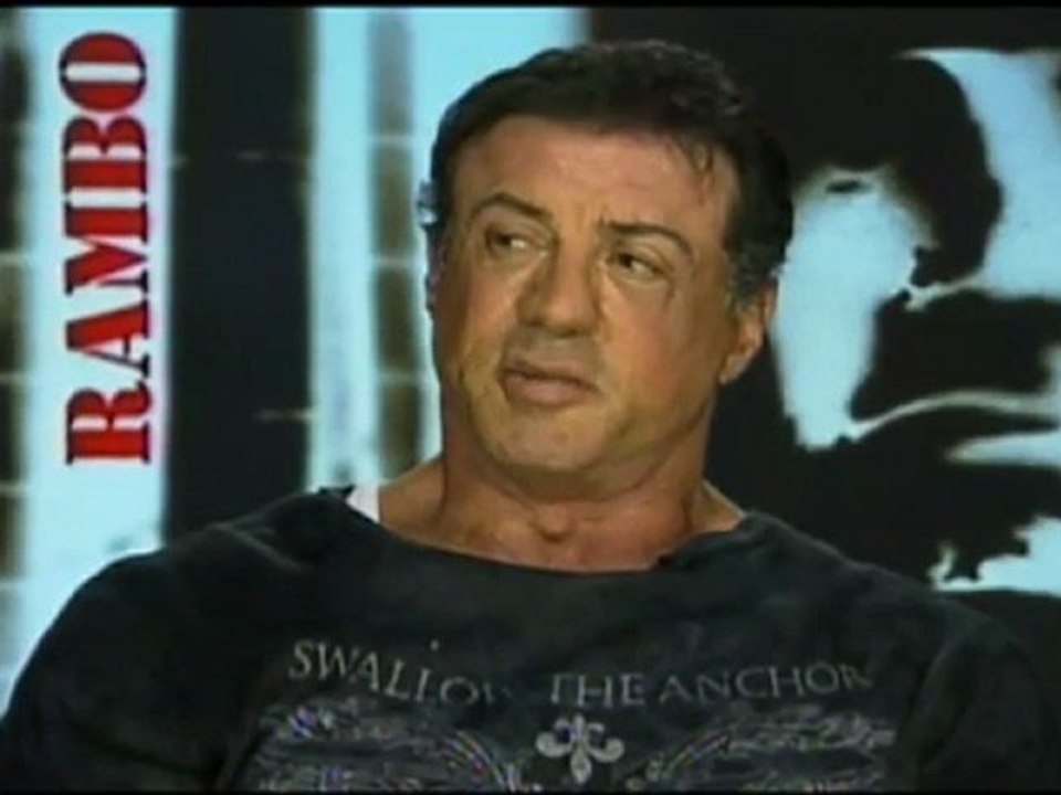Sylvester Stallone (interview for Rambo)