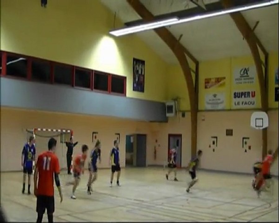 HBC Pont de Buis - Morlaix/Plougonven HB 1/8 de finale de la coupe de Bretagne 1ère mi temps 25 02 2012