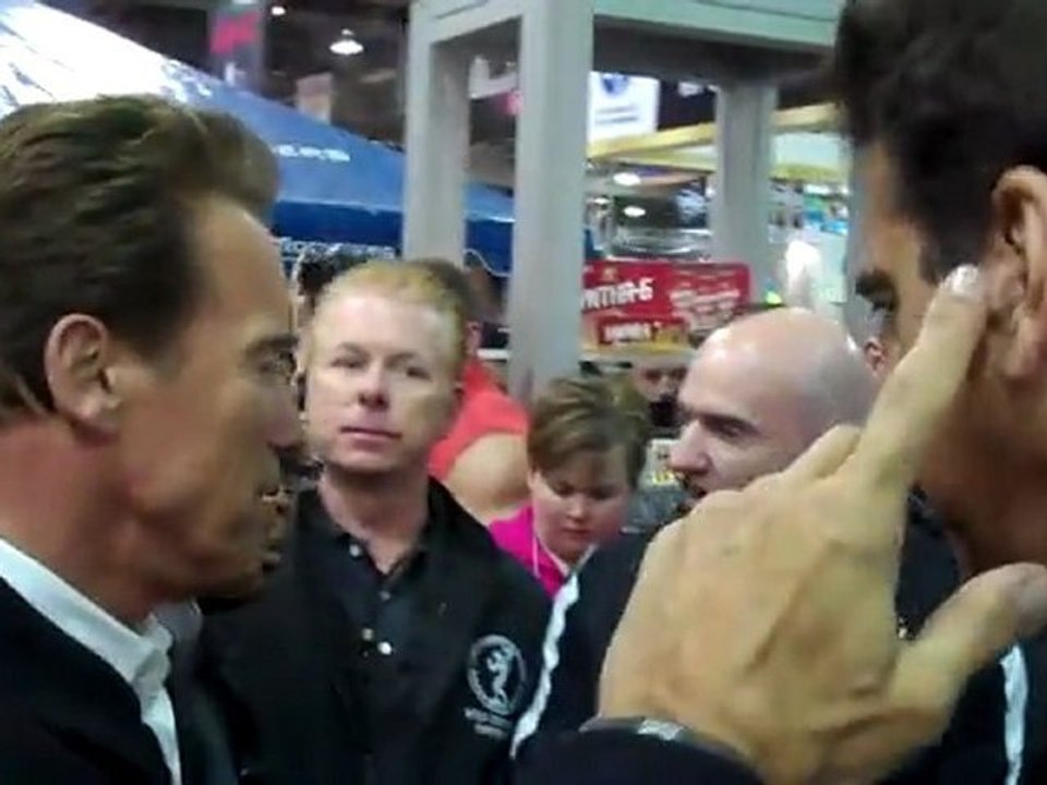 Arnold Schwarzenegger & Lou Ferrigno (Arnold Classic Expo 2011)