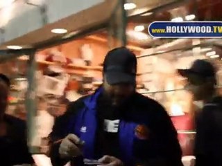 David Spade, Kevin James, and Brian Wilson hang out in Westwood Village