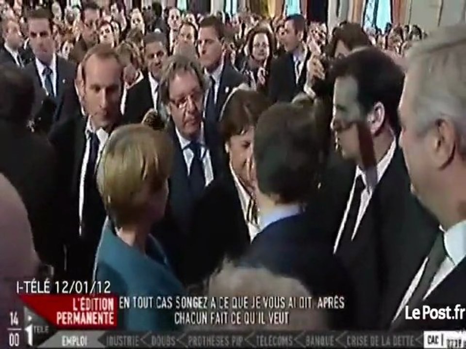Aubry - Sarkozy - clash