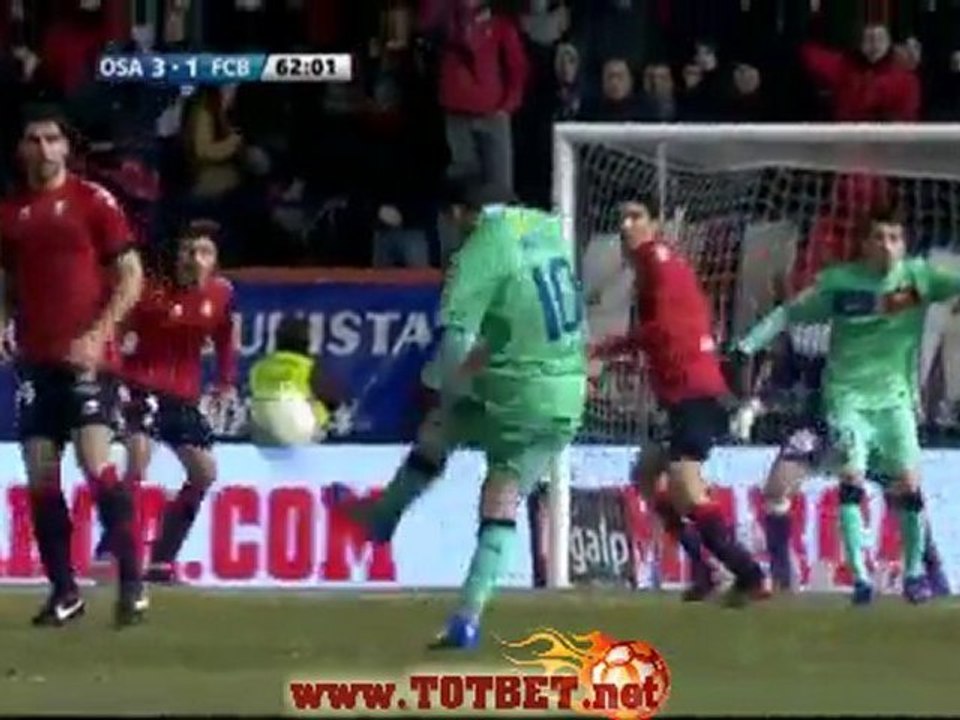 Осасуна - Барселона (3-2) 11.02.2012