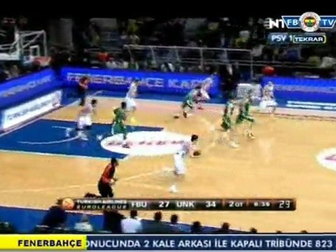 23 Şubat 2012 Fenerbahçe Ülker - Unics Kazan Maçı 1&2 Periyot