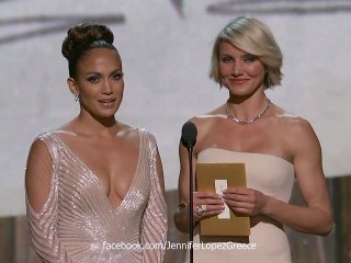 Jennifer Lopez & Cameron Diaz at the OSCARS 2012