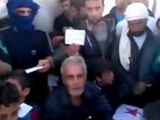 فري برس عملية الاقتراع في مخيم بخشين للاجئين 26 2 2012
