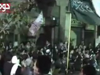 فري برس دوما  مظاهرة مسائية رافضة للإستفتاء 26 2 2012
