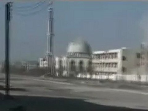 فري برس حمص بابا عمرو تدمير الحي بالقذائف الصاروخية 27 2 2012