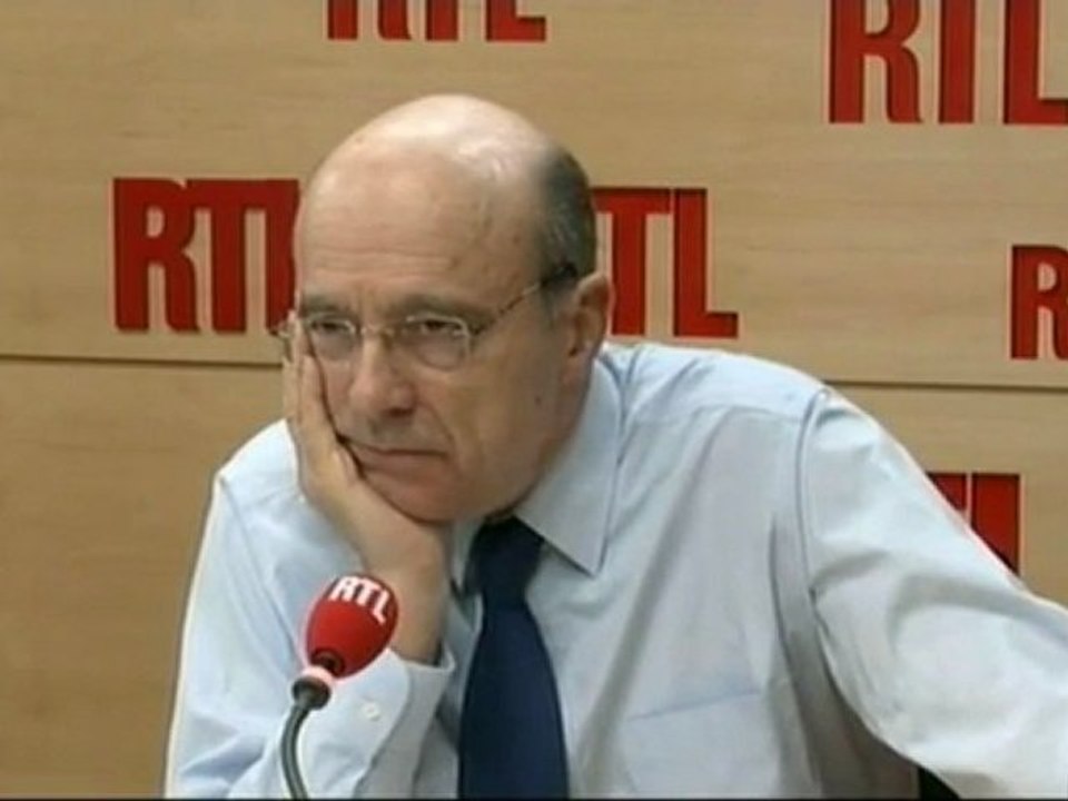 Alain Juppé, ministre français des Affaires étrangères : "La France va maintenir la pression sur le régime syrien"